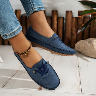 Albane | Mocassins souples à lacets élastiques