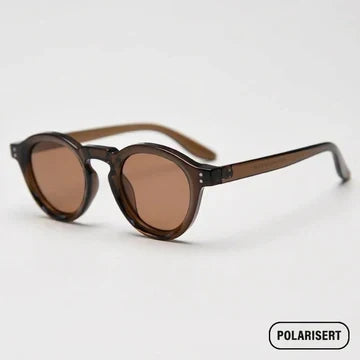 Elian | Lunettes de soleil rétro rondes polarisées