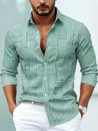 Lutz | Chemise vintage à rayures pour homme