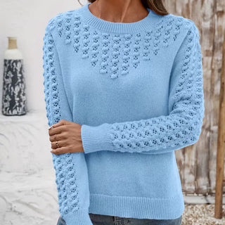 Janine | Pull en maille ajourée