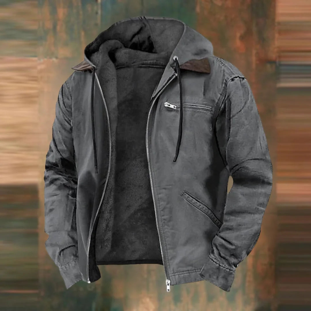 Corentin | Veste homme en coton doublée à capuche