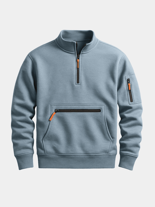 Ferdinand | Sweat demi-zippé à poche zippée