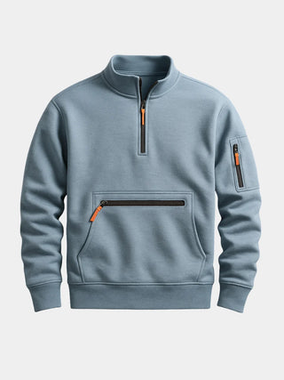 Ferdinand | Sweat demi-zippé à poche zippée