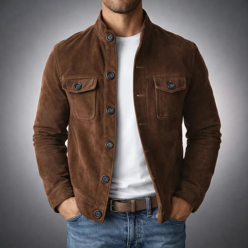 Armand | Veste-chemise effet daim homme