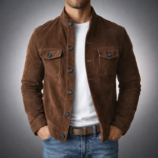 Armand | Veste-chemise effet daim homme