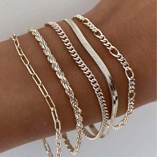Ellen – Set of Gold Bracelets