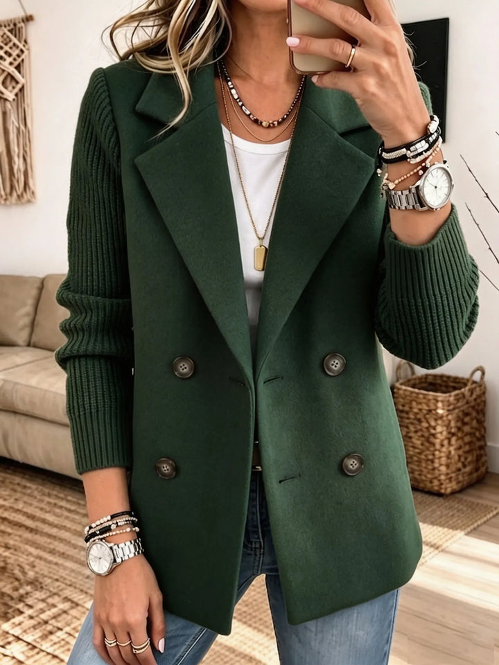 Léonie | Blazer élégant à manches en maille