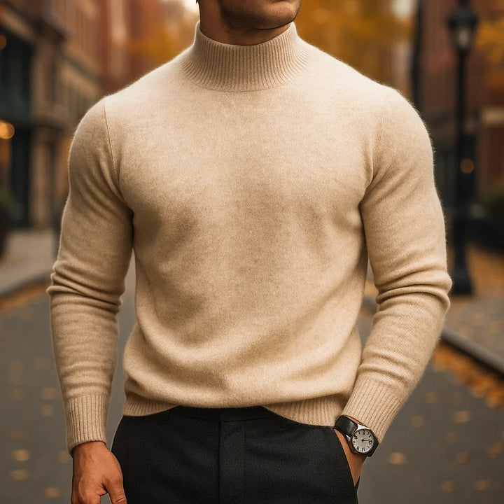 Aristide | Pull col montant en maille douce