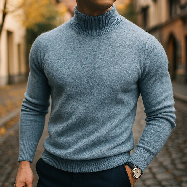 Aristide | Pull col montant en maille douce