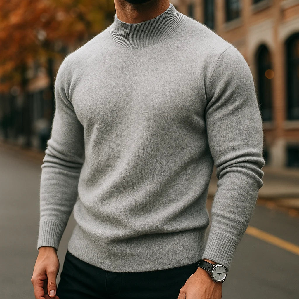Aristide | Pull col montant en maille douce