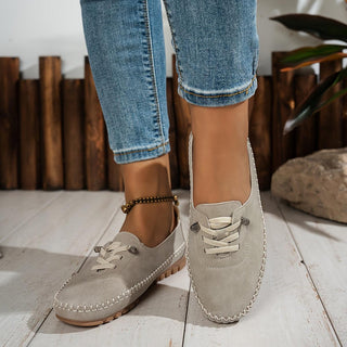 Albane | Mocassins souples à lacets élastiques