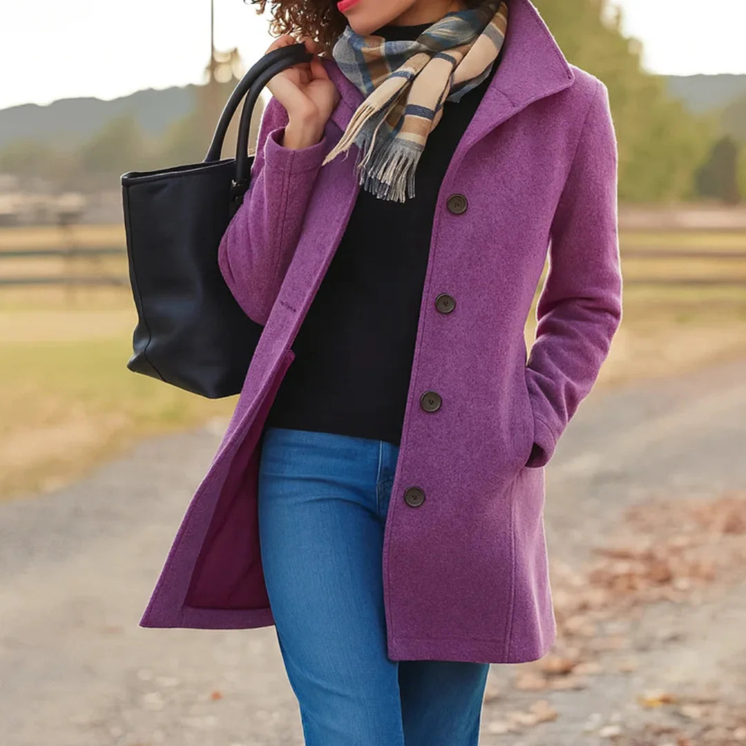 Gabrielle | Manteau classique boutonné