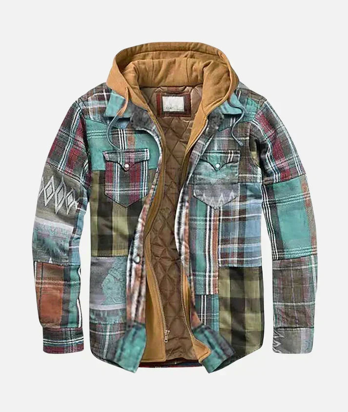 Håvard | Veste à carreaux à la structure masculine