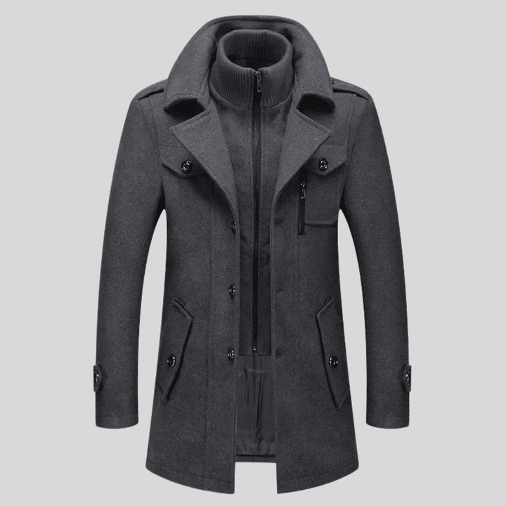 Klaus | Two-Piece Wool Coat