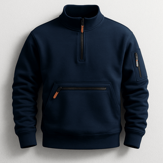 Ferdinand | Sweat demi-zippé à poche zippée