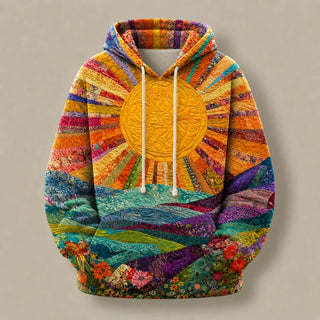 Mélodie | Sweat à capuche motif soleil