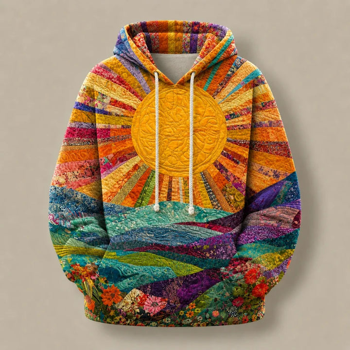 Mélodie | Sweat à capuche motif soleil