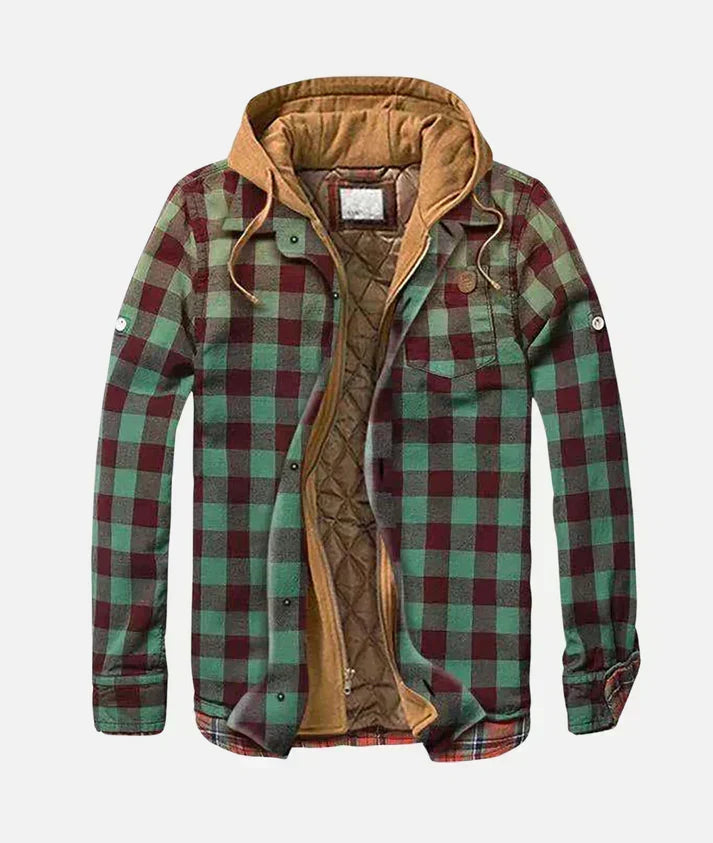 Håvard | Veste à carreaux à la structure masculine