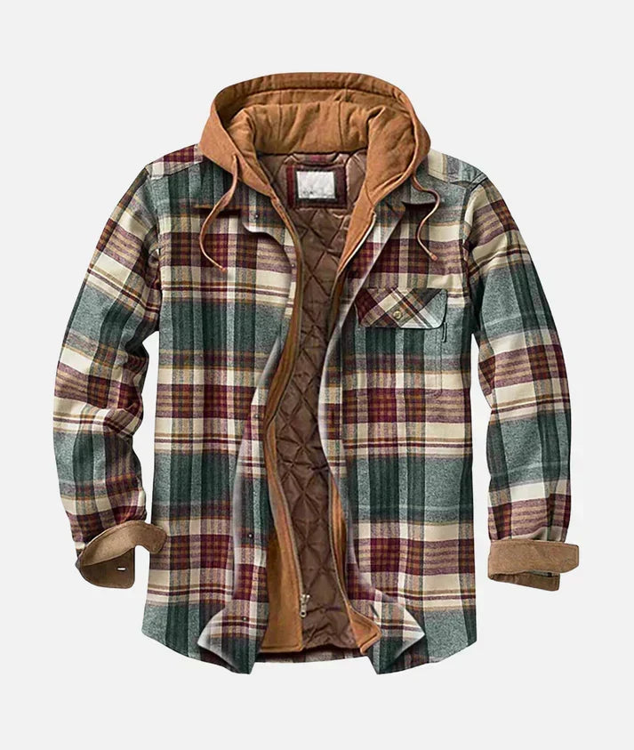 Håvard | Veste à carreaux à la structure masculine