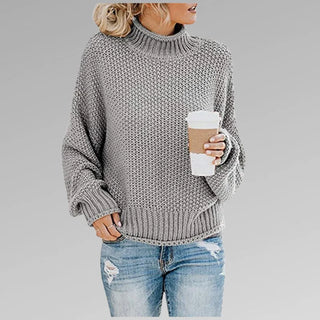 Armelle | Pull col roulé en grosse maille