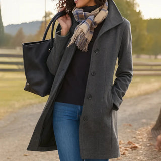 Gabrielle | Manteau classique boutonné
