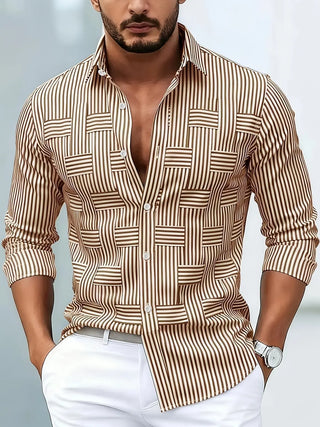 Lutz | Chemise vintage à rayures pour homme