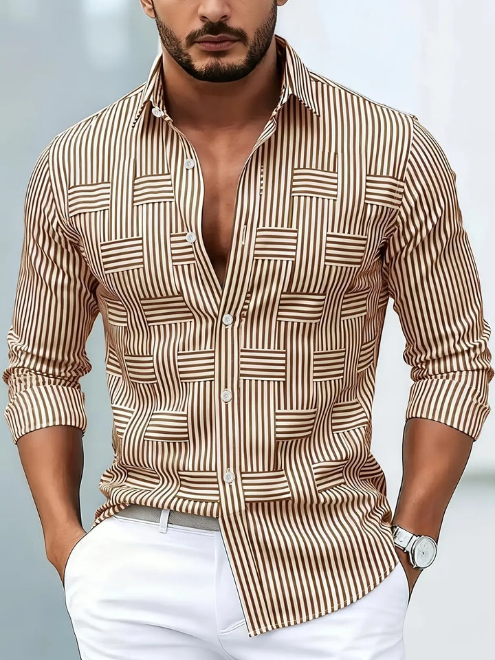 Lutz | Chemise vintage à rayures pour homme