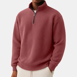 Damien | Pull zippé au confort quotidien et au style intemporel