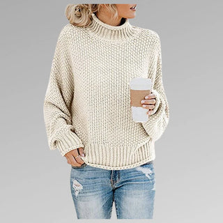 Armelle | Pull col roulé en grosse maille
