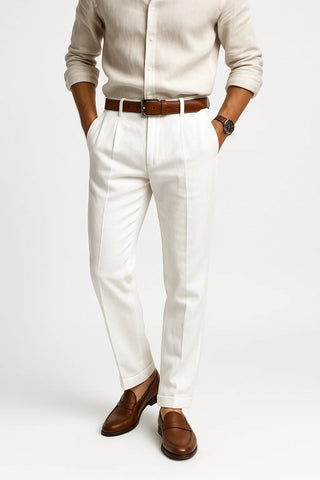 Hisan | Stylish Linen Trousers