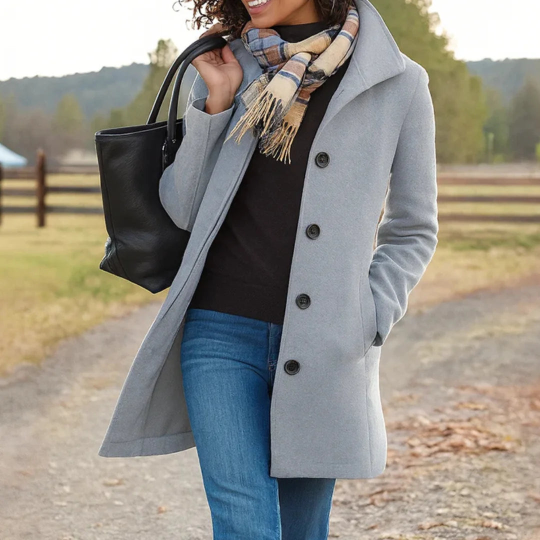 Gabrielle | Manteau classique boutonné