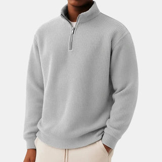 Damien | Pull zippé au confort quotidien et au style intemporel