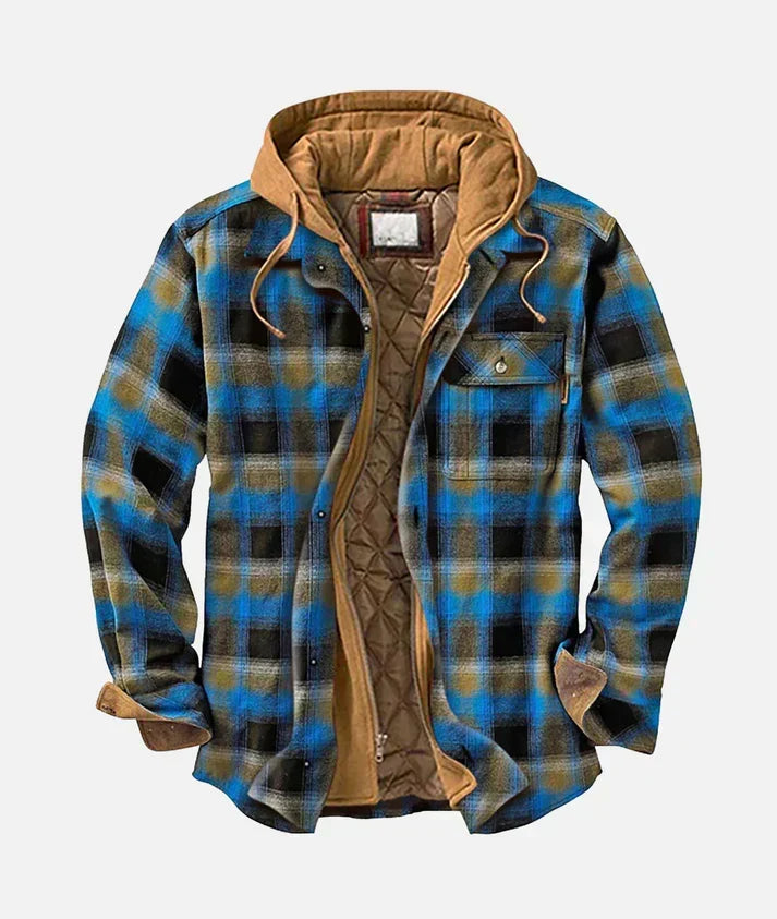 Håvard | Veste à carreaux à la structure masculine