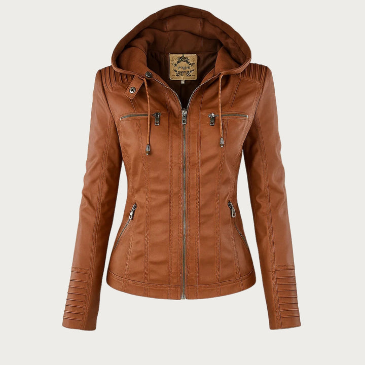 Félicie | Veste en cuir élégante