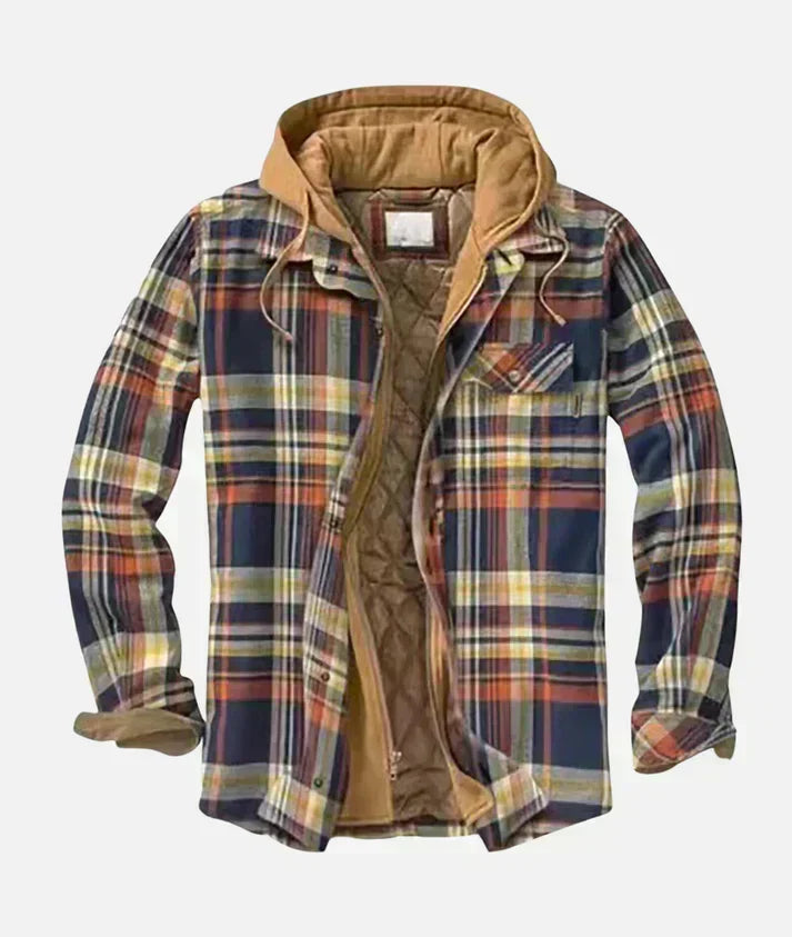 Håvard | Veste à carreaux à la structure masculine