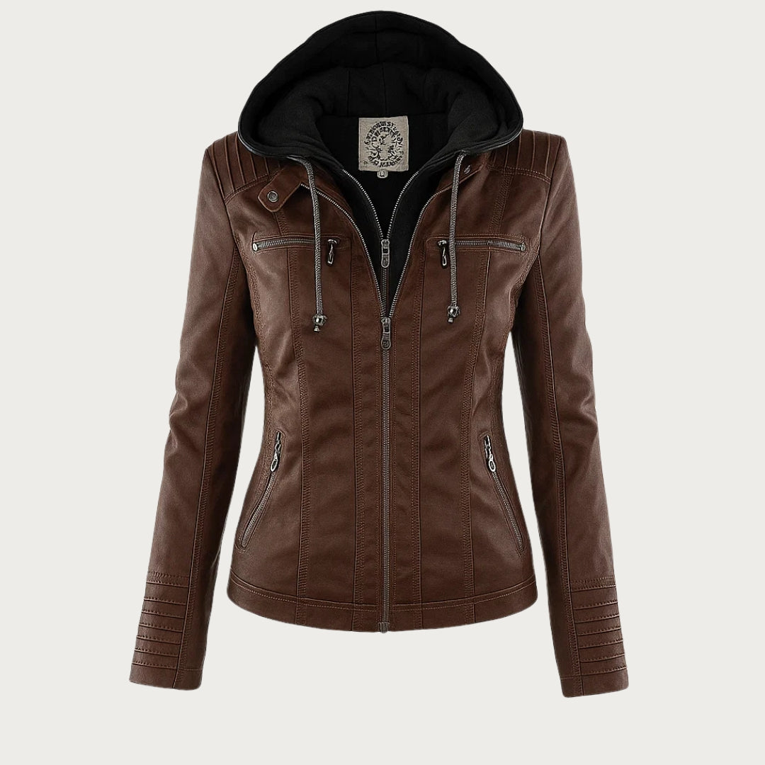 Félicie | Veste en cuir élégante