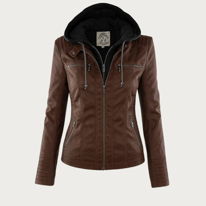 Félicie | Veste en cuir élégante