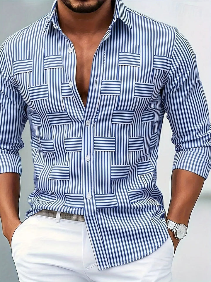 Lutz | Chemise vintage à rayures pour homme