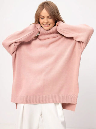 Augustine | Pull oversize col montant à fentes
