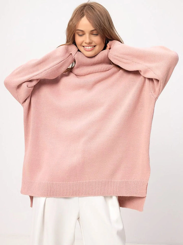 Augustine | Pull oversize col montant à fentes