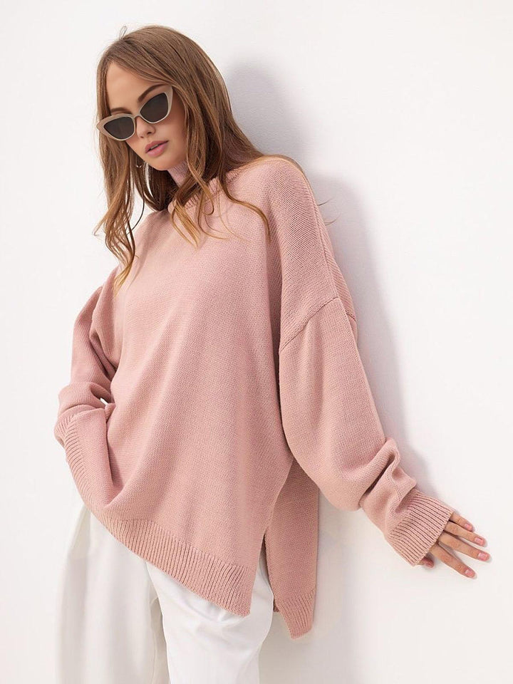 Augustine | Pull oversize col montant à fentes