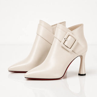 Lorraine | Bottines à talon et grande boucle