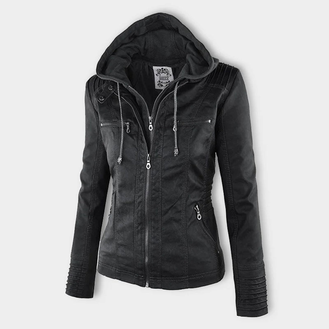 Félicie | Veste en cuir élégante