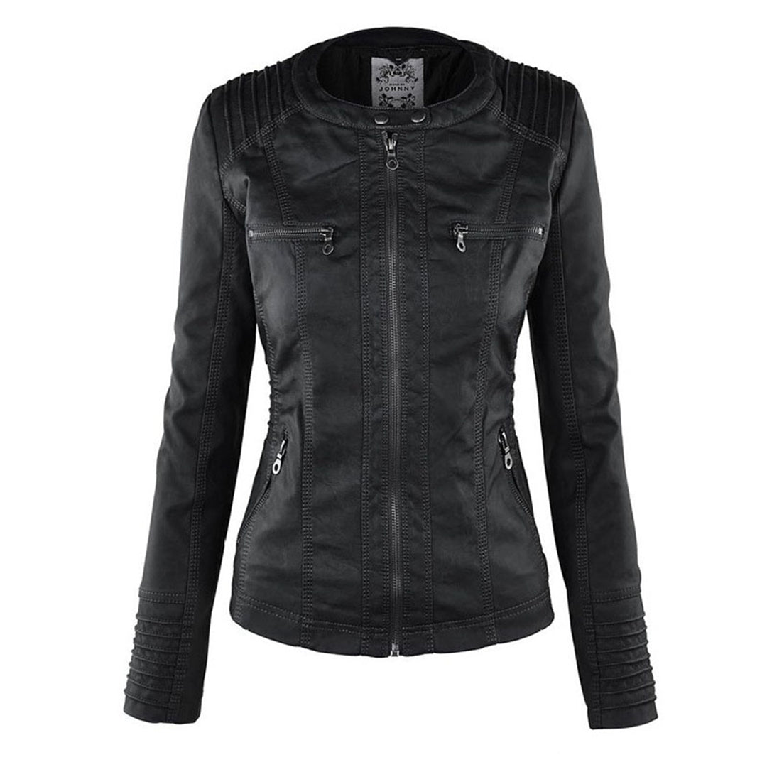 Félicie | Veste en cuir élégante