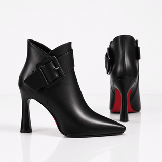 Lorraine | Bottines à talon et grande boucle