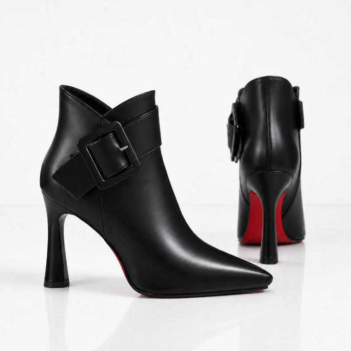 Lorraine | Bottines à talon et grande boucle
