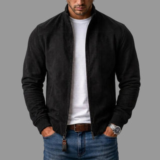 Corrado | Veste en cuir suédé
