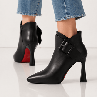 Lorraine | Bottines à talon et grande boucle