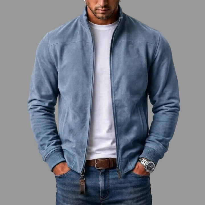 Corrado | Veste en cuir suédé