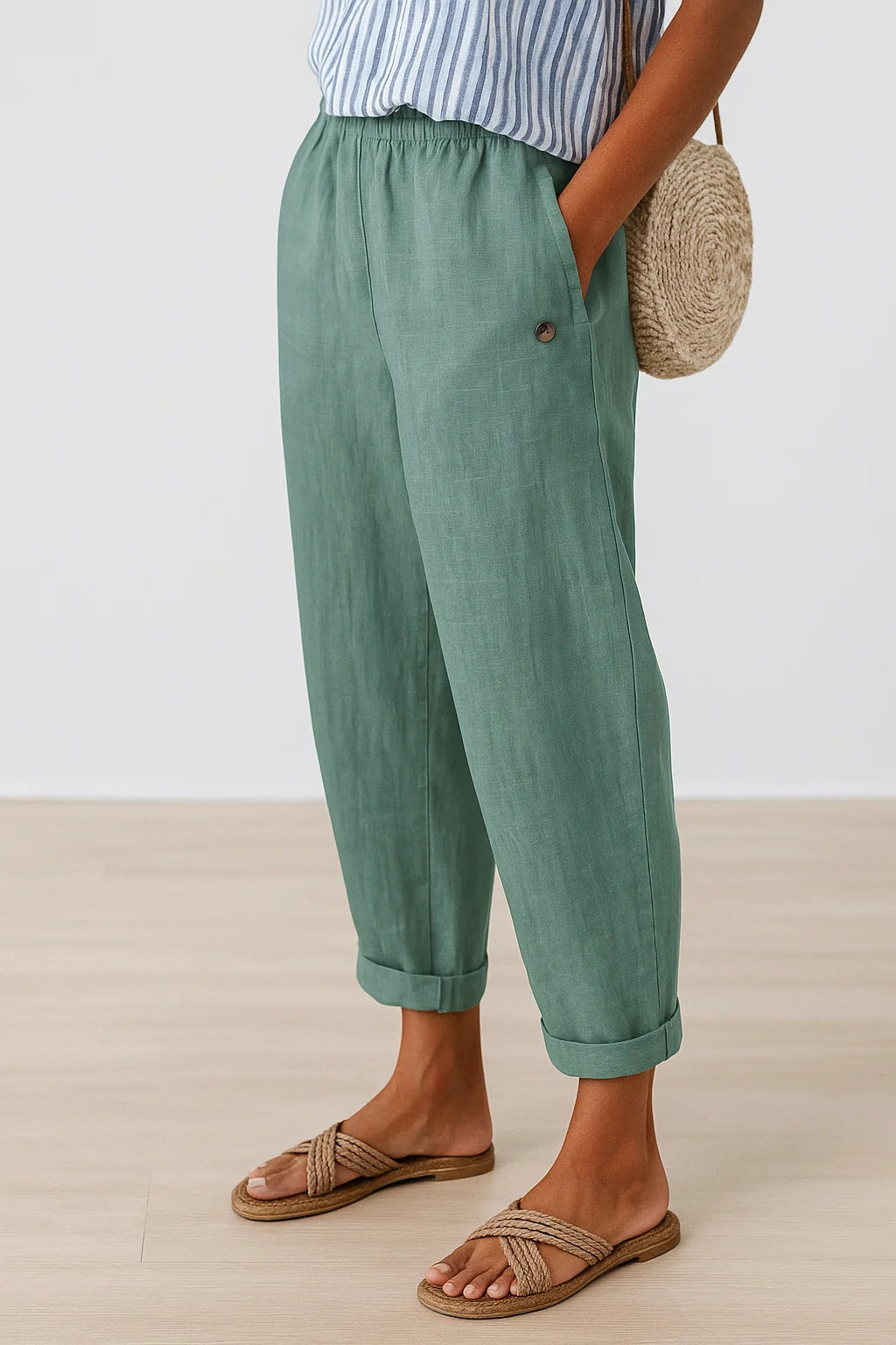 Noraya | Elegant Pants with Side Pockets